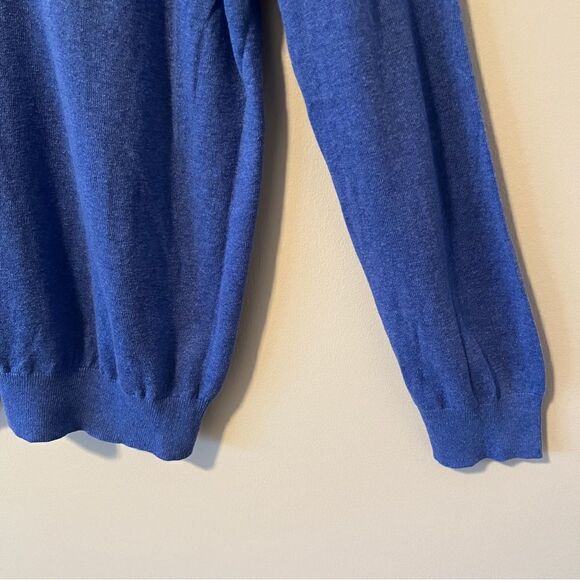 Banana Republic Men’s Blue Silk Linen Blend Long Sleeve Sweater Size Extra Large - Picture 5 of 5